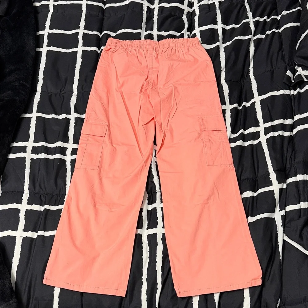 Art Class Girls Wide Leg Cargo Pants - Picture 3 of 4